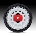 Black Rhino Barrage Gloss White Custom Truck Wheels 4